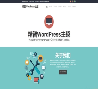电脑维修店的主题 简洁wordpress企业主题模版