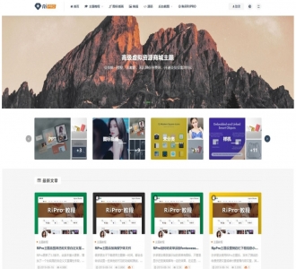 WordPress主题：RiProV7.1主题最新破解去授权