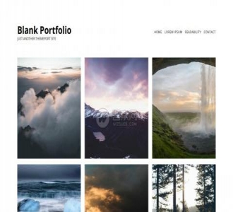 wordpress一个纯粹的图片主题Blank Portfo
